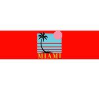 Miami Beach Sunset Bumper Sticker