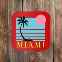 Miami Beach Sunset Coaster