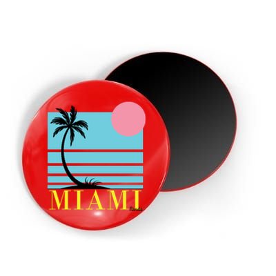 Miami Beach Sunset Magnet