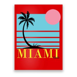 Miami Beach Sunset Poster