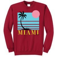 Miami Beach Sunset Tall Sweatshirt