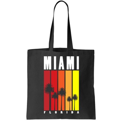 Miami Florida Vintage Stripes Bag