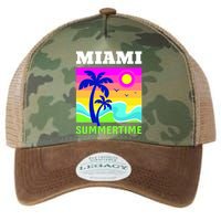 Miami Summertime Legacy Tie Dye Trucker Hat