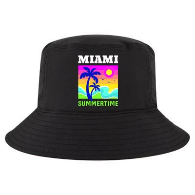 Miami Summertime Cool Comfort Performance Bucket Hat