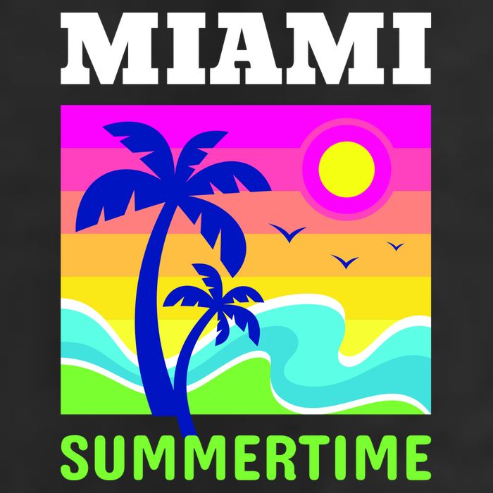 Miami Summertime Cool Comfort Performance Bucket Hat
