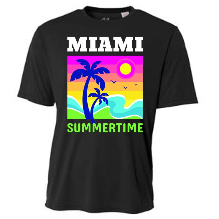 Miami Summertime Cooling Performance Crew T-Shirt