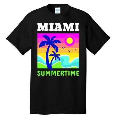 Miami Summertime Tall T-Shirt