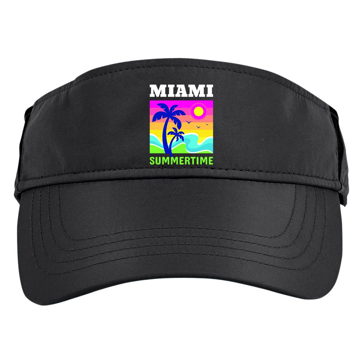 Miami Summertime Adult Drive Performance Visor