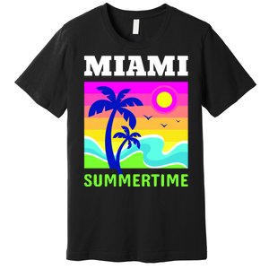 Miami Summertime Premium T-Shirt