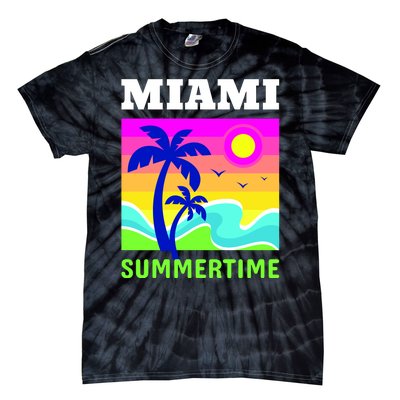 Miami Summertime Tie-Dye T-Shirt