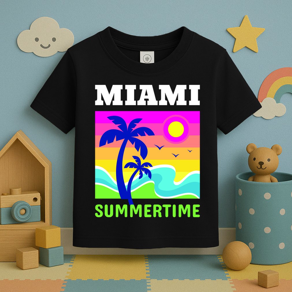 Miami Summertime Toddler T-Shirt