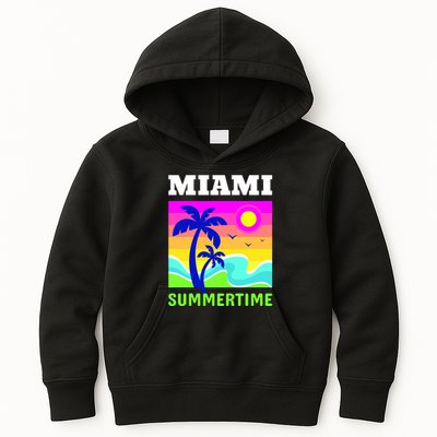 Miami Summertime Kids Hoodie