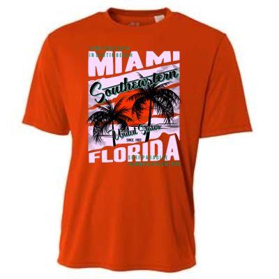 Miami Sunshine Florida Cooling Performance Crew T-Shirt