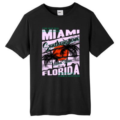 Miami Sunshine Florida Tall Fusion ChromaSoft Performance T-Shirt