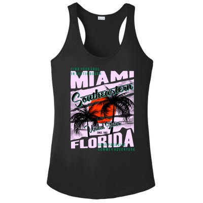 Miami Sunshine Florida Ladies PosiCharge Competitor Racerback Tank