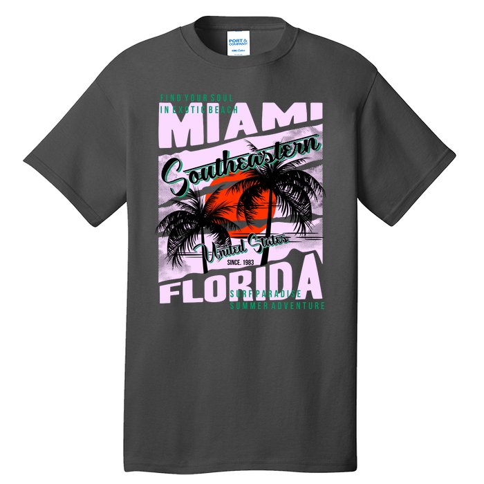 Miami Sunshine Florida Tall T-Shirt