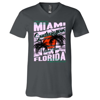 Miami Sunshine Florida V-Neck T-Shirt