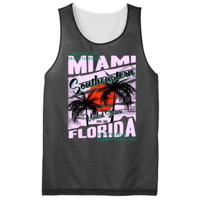 Miami Sunshine Florida Mesh Reversible Basketball Jersey Tank