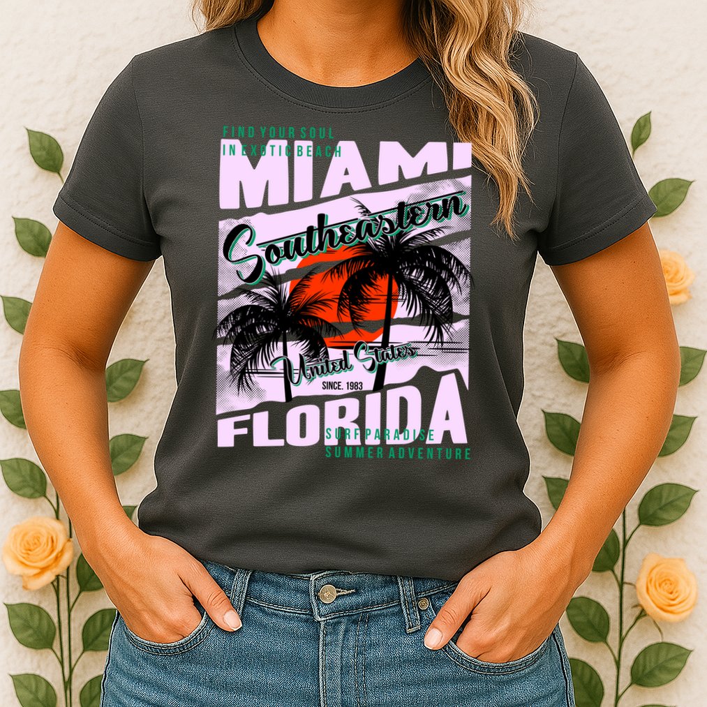 Miami Sunshine Florida Womens T-Shirt