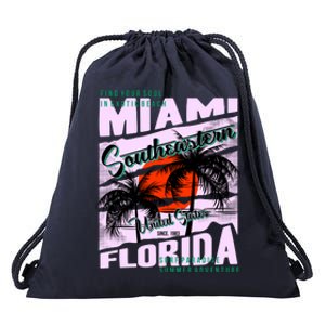 Miami Sunshine Florida Drawstring Bag