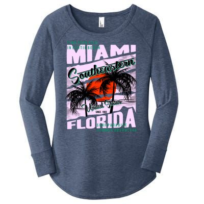 Miami Sunshine Florida Women's Perfect Tri Tunic Long Sleeve Shirt