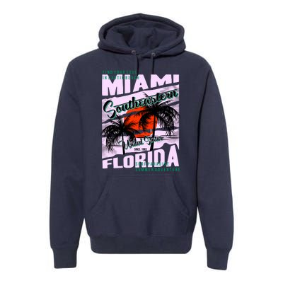 Miami Sunshine Florida Premium Hoodie