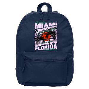 Miami Sunshine Florida 16 in Basic Backpack