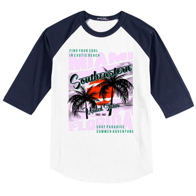 Miami Sunshine Florida Baseball Sleeve Shirt