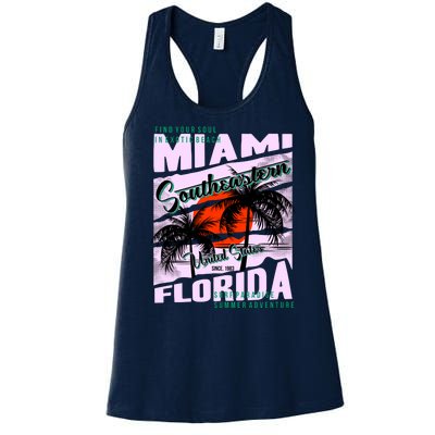 Miami Sunshine Florida Women's Racerback Tank