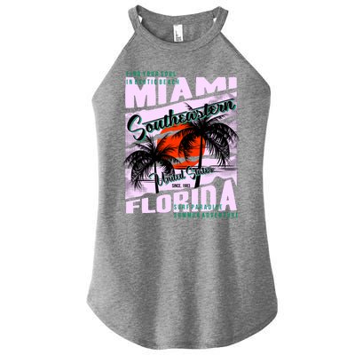 Miami Sunshine Florida Women's Perfect Tri Rocker Tank