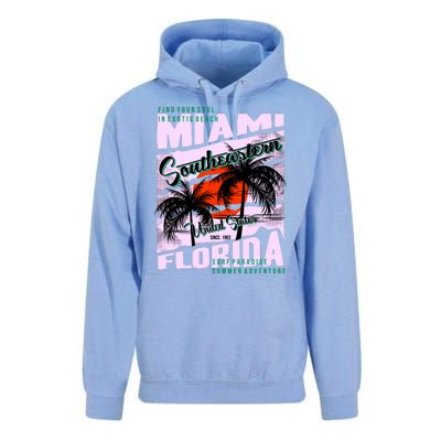 Miami Sunshine Florida Unisex Surf Hoodie