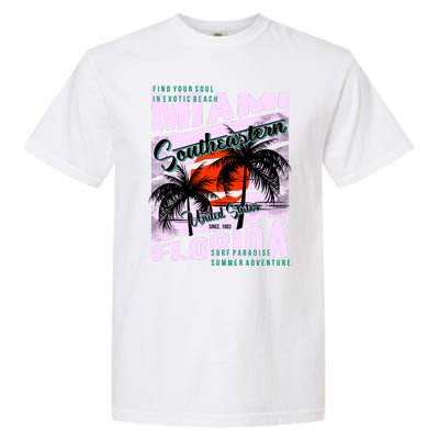 Miami Sunshine Florida Garment-Dyed Heavyweight T-Shirt