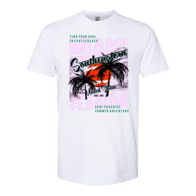 Miami Sunshine Florida Softstyle CVC T-Shirt