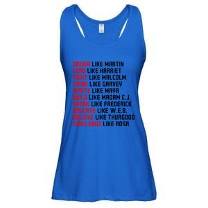 Men Inspirational Black History Influential Black Leaders Gift Ladies Essential Flowy Tank