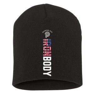 Murph Iron Body Amarilllo American Flag Short Acrylic Beanie