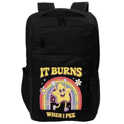 Meme It Burns When I Pee Sarcastic Impact Tech Backpack