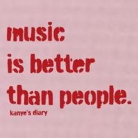 Music Is Better Than People Kanye’S Diary 25L Jumbo Tote