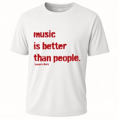 Music Is Better Than People Kanye’S Diary Performance Shirt