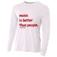 Music Is Better Than People Kanye’S Diary Cooling Performance Long Sleeve Crew