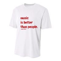 Music Is Better Than People Kanye’S Diary Youth Performance Sprint T-Shirt