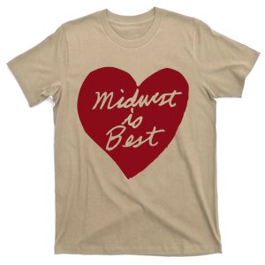 Midwest Is Best Heart T-Shirt