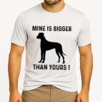 Mine Is Bigger Than Yours Fun Great Dane Dog German Mastiff Cooling Performance Crew T-Shirt