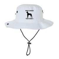 Mine Is Bigger Than Yours Fun Great Dane Dog German Mastiff Bucket Hat