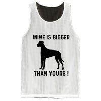 Mine Is Bigger Than Yours Fun Great Dane Dog German Mastiff Mesh Reversible Basketball Jersey Tank