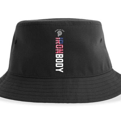 Murph Iron Body Amarilllo American Flag Sustainable Bucket Hat