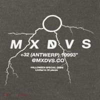 Mxdvs Injected By Terror Cotton Canvas Backpack