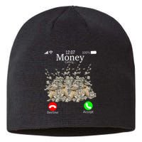 Money Is Calling Cash Funny Business Hustler Sustainable Beanie