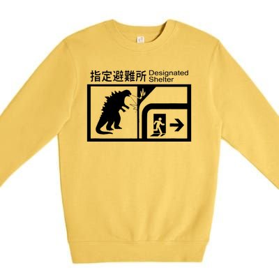 Monsterverse In Case Of Attack Premium Crewneck Sweatshirt