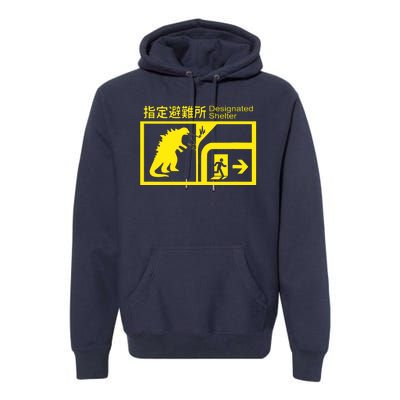 Monsterverse In Case Of Attack Premium Hoodie