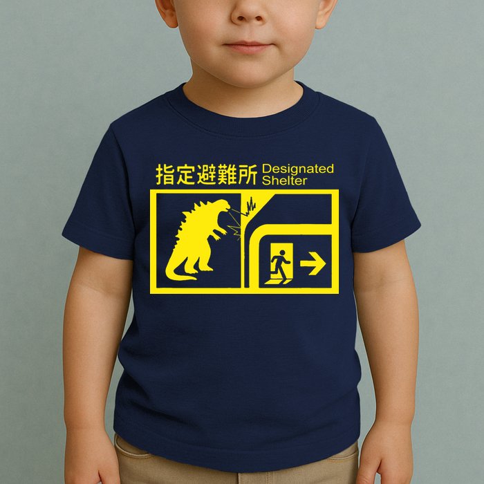 Monsterverse In Case Of Attack Toddler T-Shirt